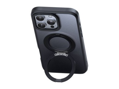 McDodo PC-4933 MagSafe case for iPhone 16 Pro Max with stand (black) McDodo PC-4933 MagSafe case for iPhone 16 Pro Max with stand (black)