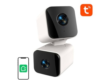 C�mera inteligente Wi-Fi dupla Gosund PC12 (4MP 1920x2160, Tuya)