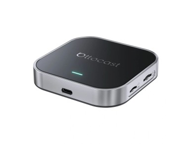 Adaptador veicular sem fio Ottocast OttoAibox E2 CarPlay/Android