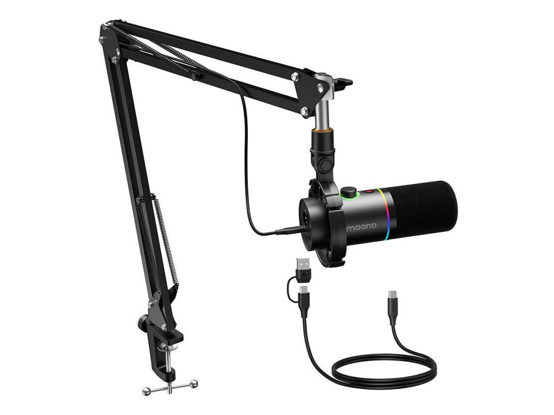 Micrófono dinámico Maono PD200XS (negro)