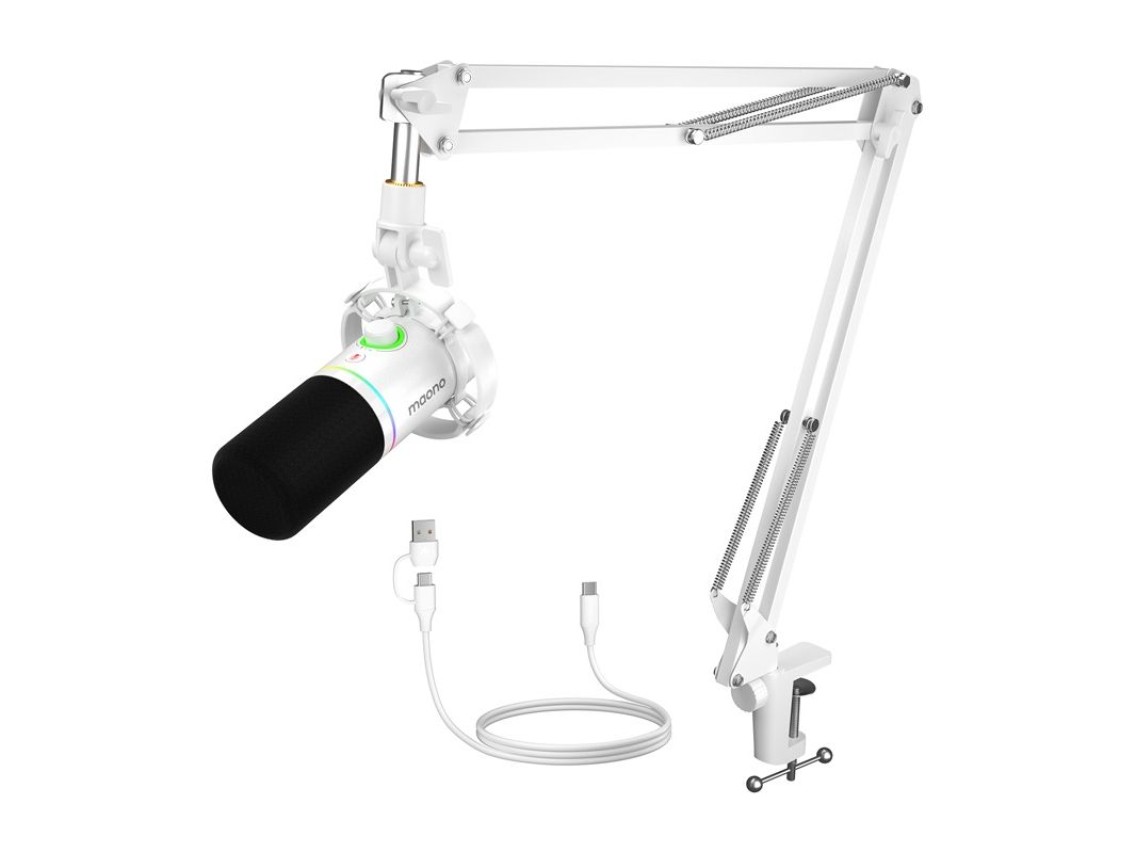 Micrófono Maono PD200XS (blanco)