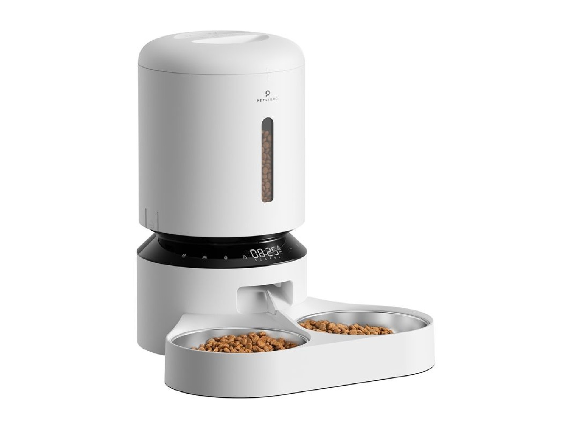 Dispensador de comida Petlibro Granary con doble cuenco 5L (blanco)