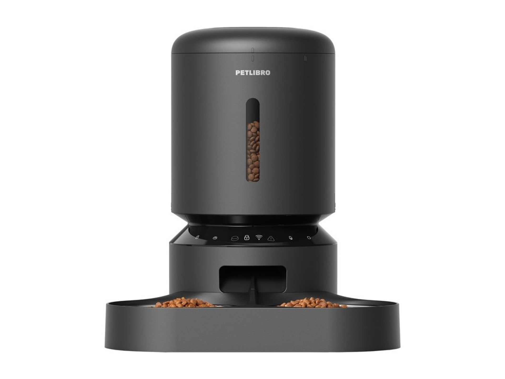 Dispensador de comida Petlibro Granary con doble cuenco, Wifi, 5 l (negro)