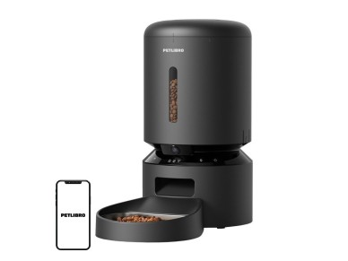 Dispensador de pienso Petlibro Granary con cámara, 5 l (negro)