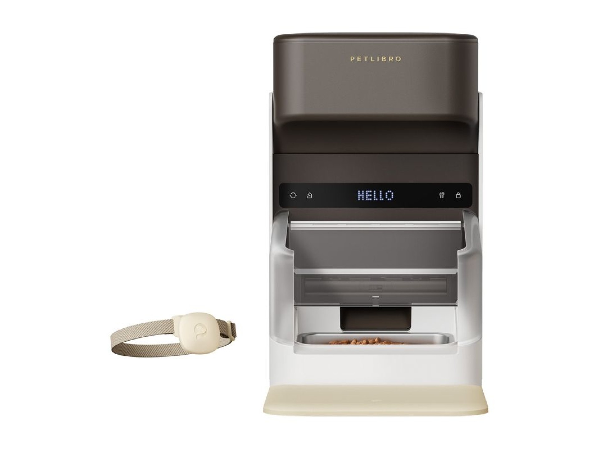 Dispensador de comida inteligente Petlibro RFID con collar, 3L