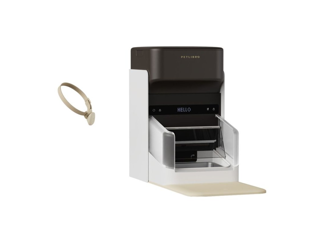 Dispensador de comida inteligente Petlibro RFID con collar, 3L