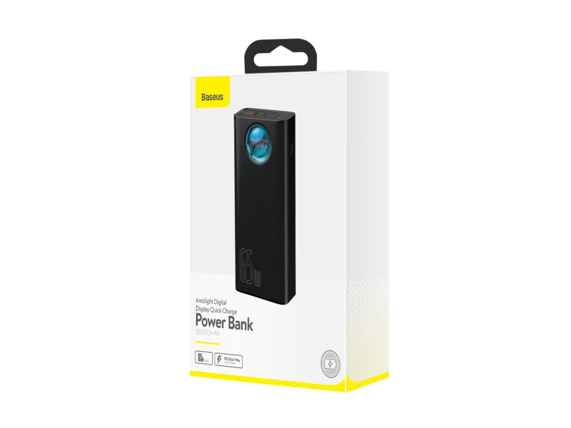 Baseus power bank Amblight 65W 30000mAh black