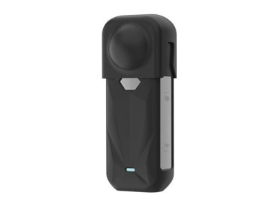 Capa protetora de silicone PULUZ com tampa de lente para Insta360 X5 (preta)