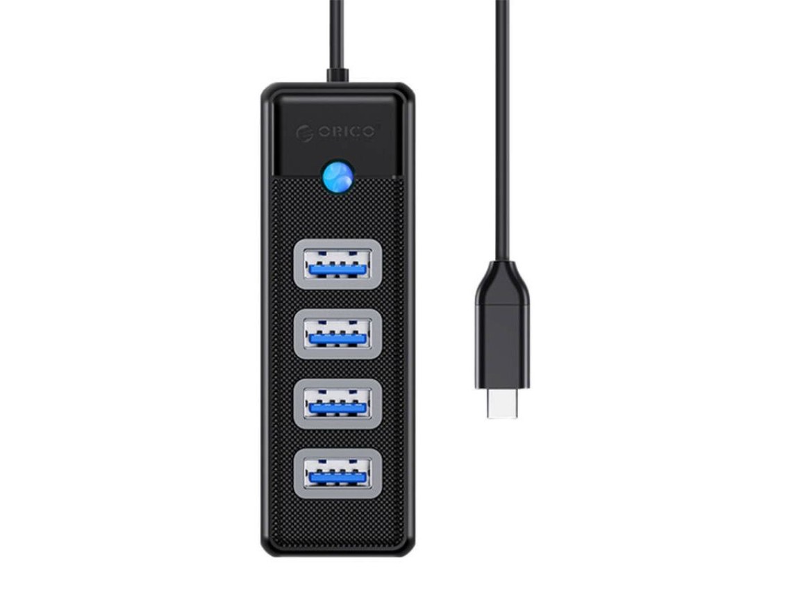 Orico HUB USB-C to 4x USB 3.0 5Gbps 0,15m Black