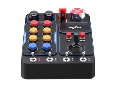 Panel de botones de la caja de control PXN CB1 para simracing