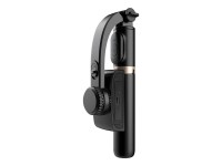 Gimbal/suporte com luz APEXEL Q08d (preto)