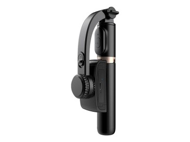 Gimbal/suporte com luz APEXEL Q08d (preto)