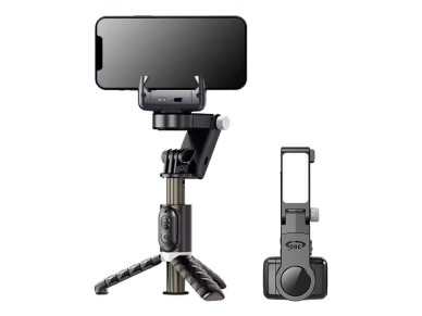Gimbal/soporte con luz APEXEL Q18 (negro)