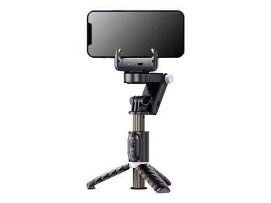 Gimbal/soporte con luz APEXEL Q18 (negro)