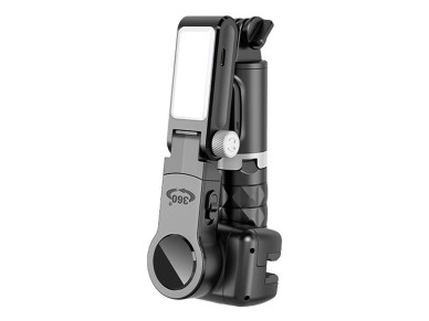 Gimbal/soporte con luz APEXEL Q18 (negro)