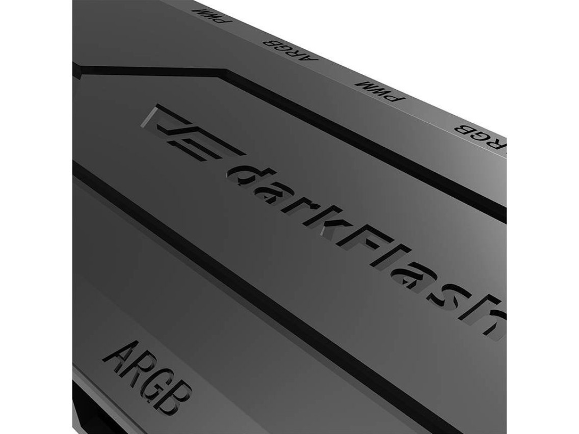 Caixa de controle de ventoinhas para computador Darkflash RC2 RGB PWM + controle remoto (preta)