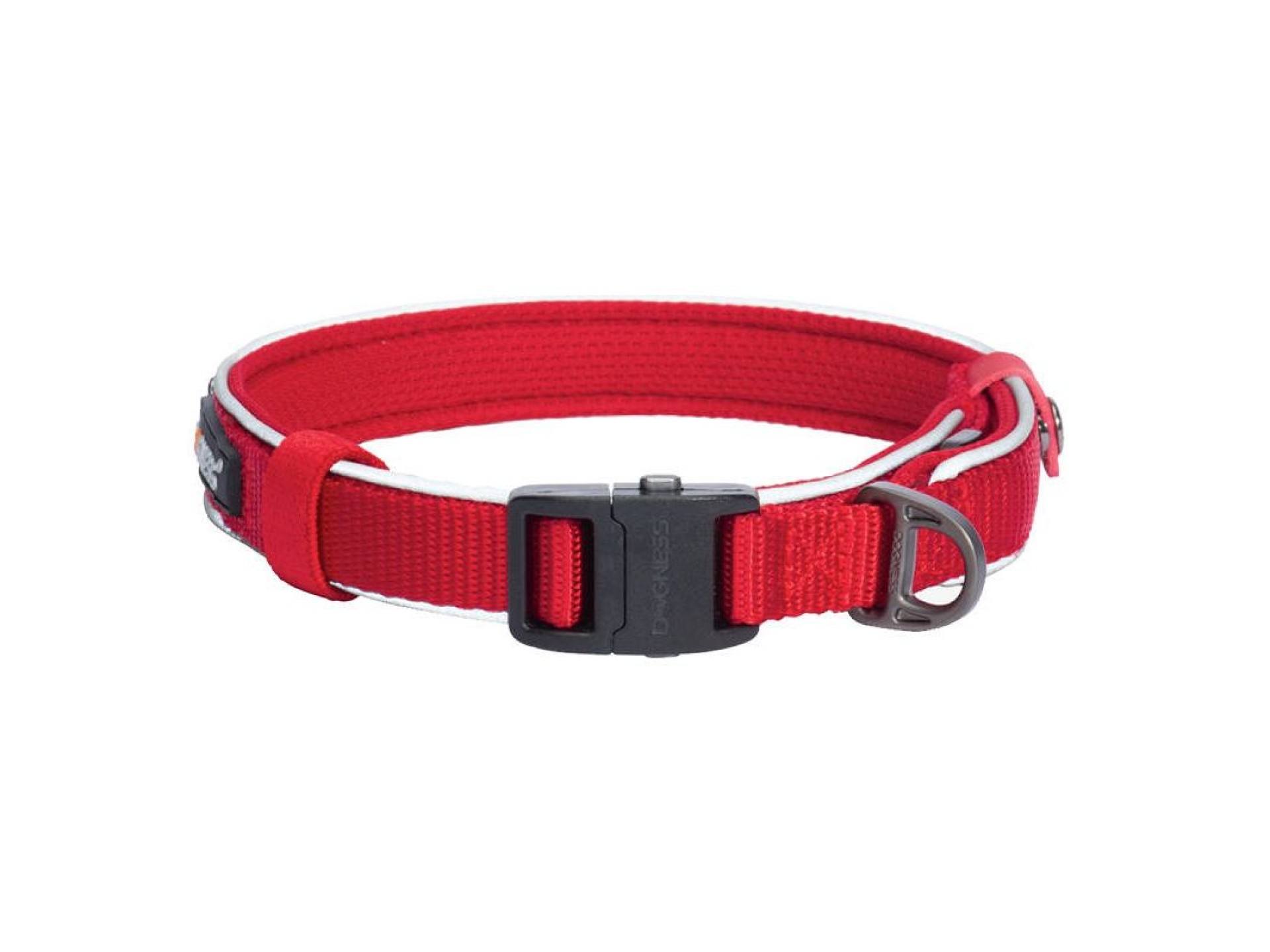 Collar reflectante Dogness talla XL (Rojo)