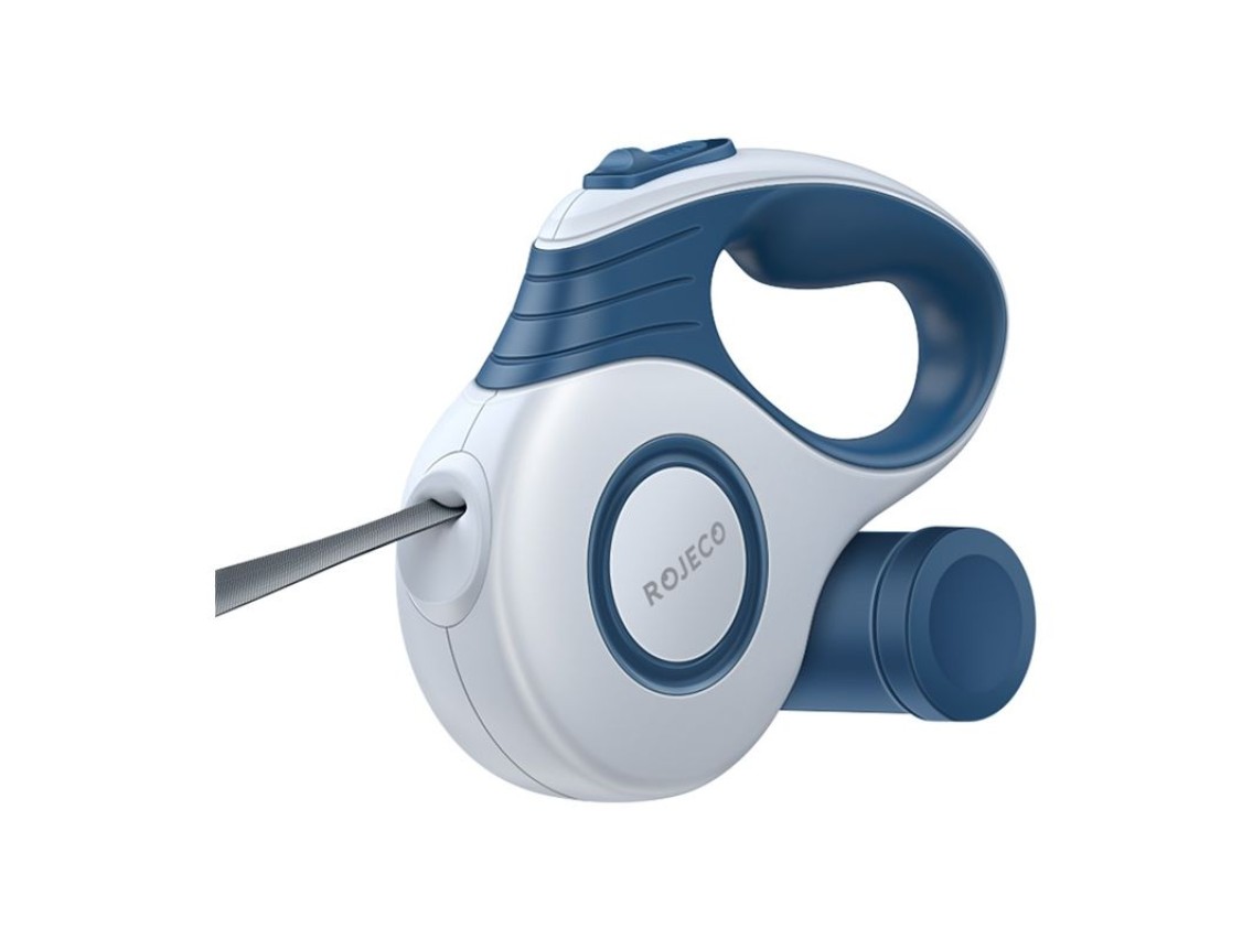 Guia retrátil automática para cães Rojeco A12 5M (azul)