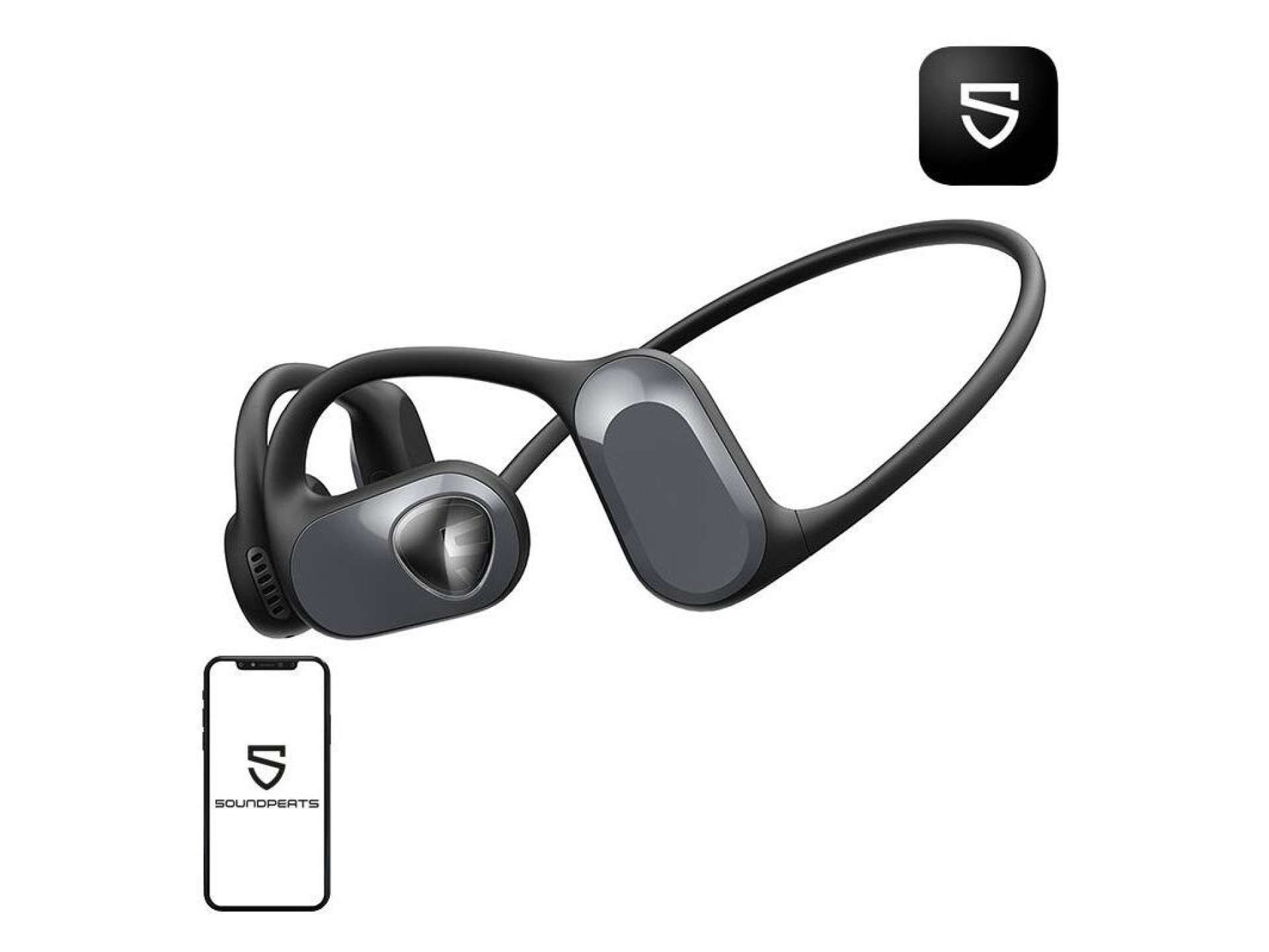 Auriculares TWS Soundpeats RunFree (negros)