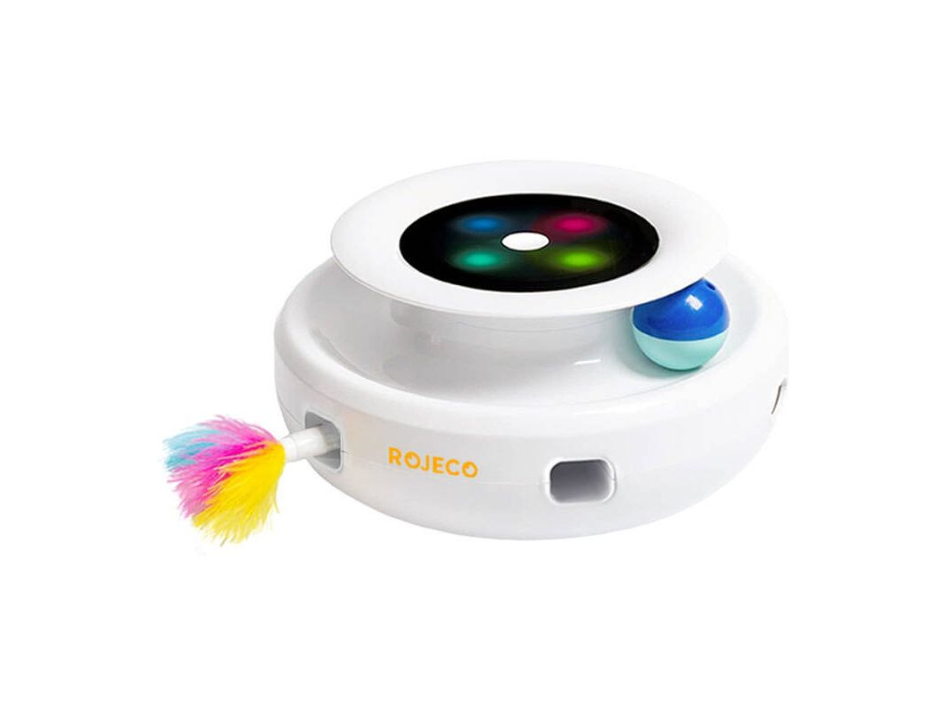 Brinquedos interativos 2 em 1 para gatos Rojeco