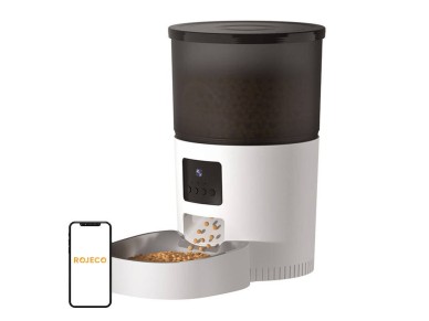 Rojeco 3L Automatic Pet Feeder WiFi with Camera