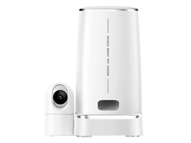 Dispensador de alimentos inteligente Rojeco RWSQ-10 de 4 litros com câmera Dispensador de alimentos inteligente Rojeco RWSQ-10 de 4 litros com câmera