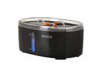 Fuente de agua para mascotas Rojeco 2,5L (negra)