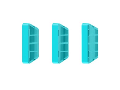 Filtros Rojeco para dispensador de agua para mascotas, 2600 mAh, 3 unidades