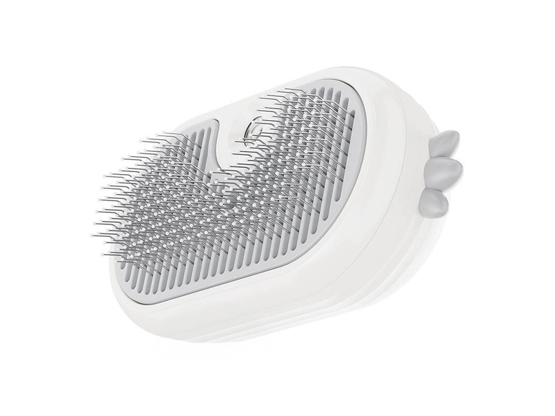 Cepillo de vapor para gatos Rojeco con función de masaje (blanco)