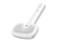 Rojeco hair grooming brush with steam function (white)