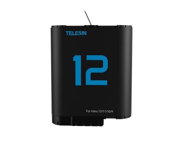 TELESIN lithium battery for GoPro Hero 12/11/10/9 (blue) TELESIN lithium battery for GoPro Hero 12/11/10/9 (blue)