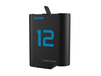 Bater�a de litio TELESIN para GoPro Hero 12/11/10/9 (azul)