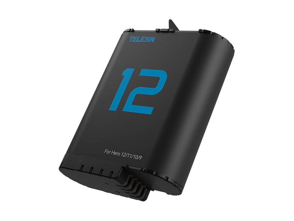 TELESIN lithium battery for GoPro Hero 12/11/10/9 (blue)