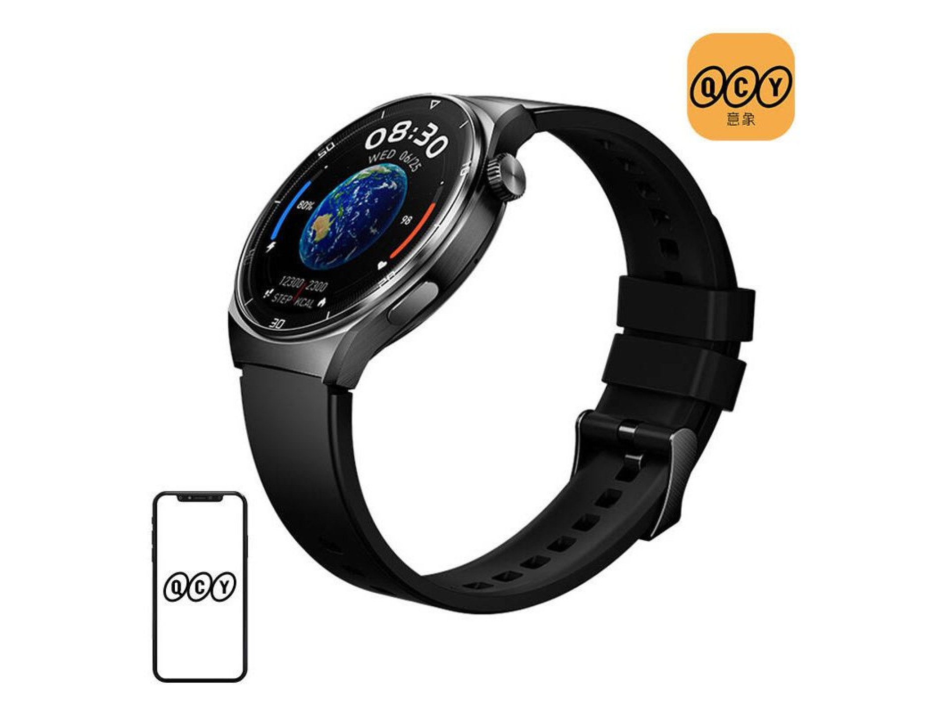 Smartwatch QCY GT2 (black)