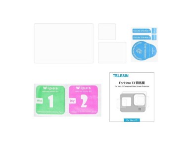 Telesin 3-in-1 Tempered Glass for GoPro Hero 13 Black (S6-FLM-07-TGP) Telesin 3-in-1 Tempered Glass for GoPro Hero 13 Black (S6-FLM-07-TGP)