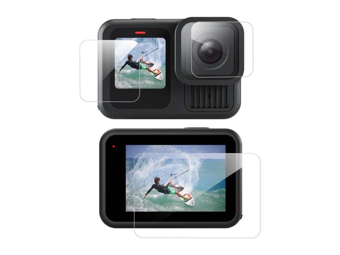 Película protetora de tela Telesin para GoPro Hero 13 (S6-FLM-08-TGP) (transparente)
