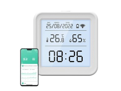Smart temperature and humidity sensor WiFi Gosund S6 LCD Tuya Smart temperature and humidity sensor WiFi Gosund S6 LCD Tuya