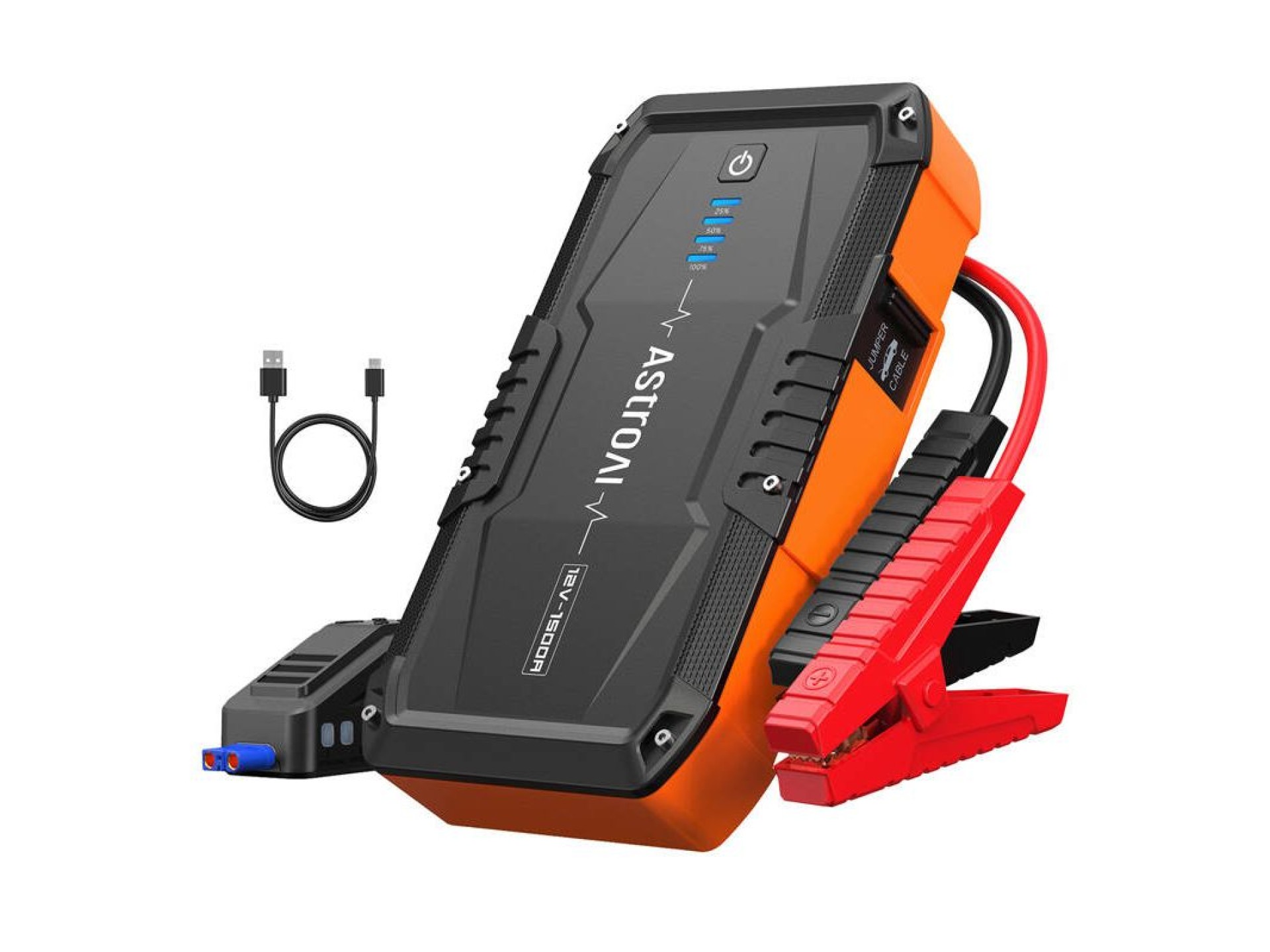 3 in 1: Jump starter + Power bank + SOS lights pea AstroAI S8