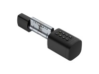 Cilindro de fechadura digital Avatto SDL-V1-B80 de 80 mm, preto Cilindro de fechadura digital Avatto SDL-V1-B80 de 80 mm, preto