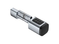 Cilindro de cerradura digital plateado Avatto SDL-V1-S90 de 90 mm