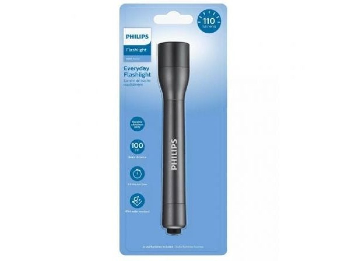 Linterna Philips SFL4002T/10/ 110 Lúmenes/ 2 pilas *AA