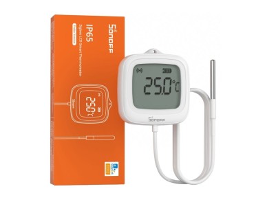 Sensor de temperatura LCD ZigBee Sonoff SNZB-02LD (con sonda)