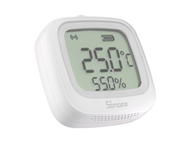 Sensor de temperatura y humedad LCD ZigBee Sonoff SNZB-02WD