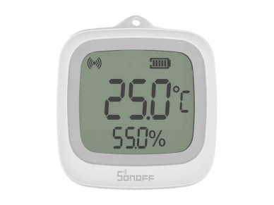 Sensor de temperatura y humedad LCD ZigBee Sonoff SNZB-02WD