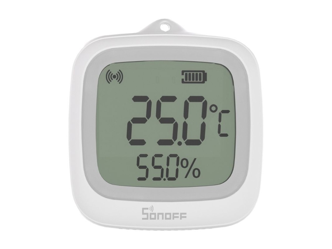 Sensor de temperatura y humedad LCD ZigBee Sonoff SNZB-02WD