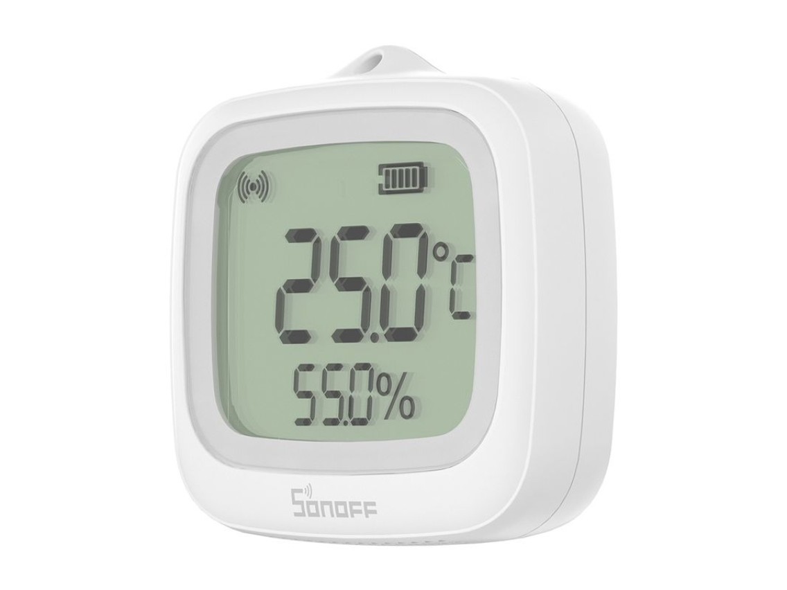 Sensor de temperatura y humedad LCD ZigBee Sonoff SNZB-02WD