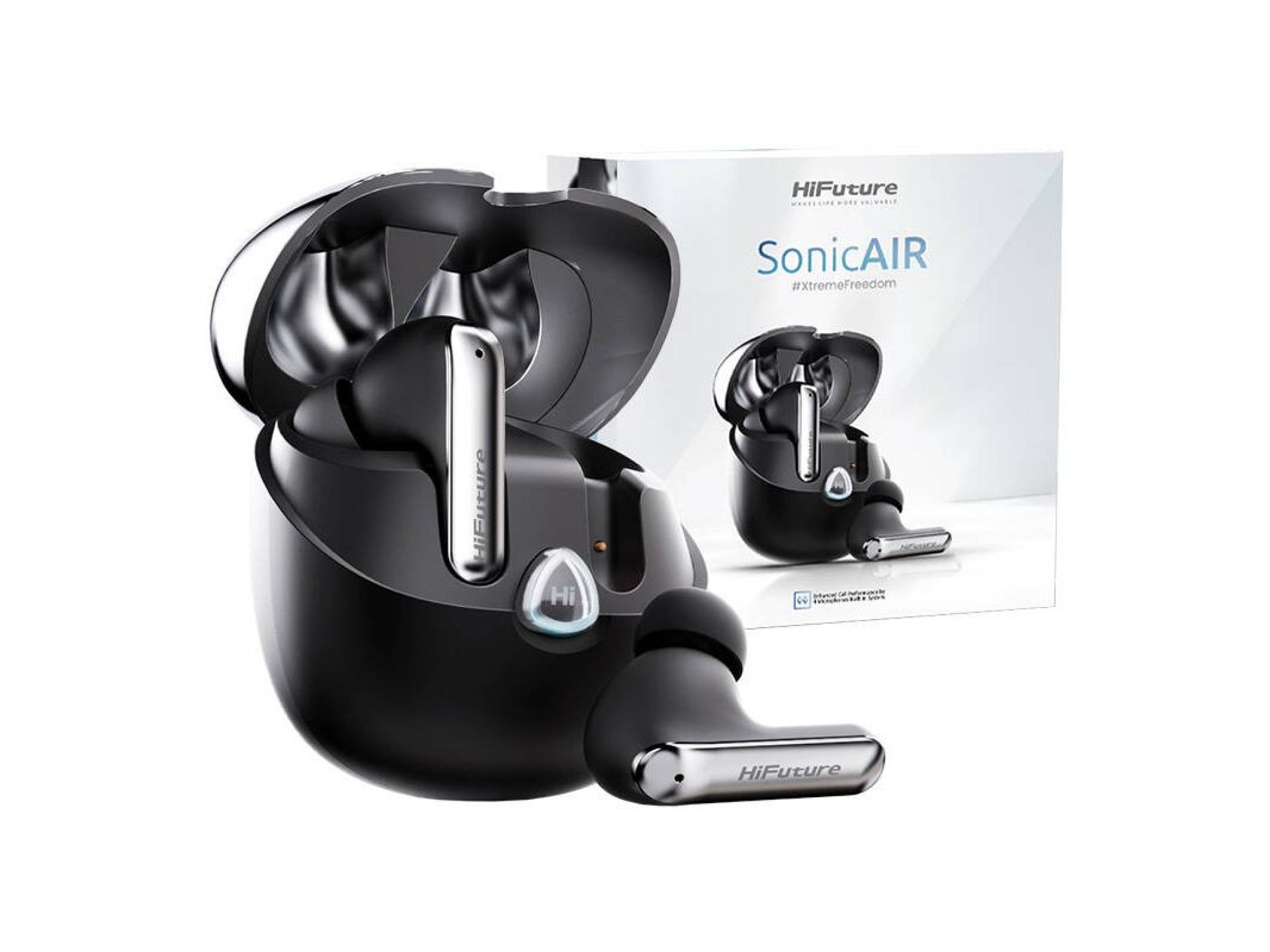 Auriculares TWS HiFuture Sonic Air (negros)