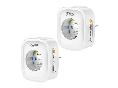 Enchufe inteligente WiFi Gosund SP1-H (paquete de 2) (HomeKit) 16A