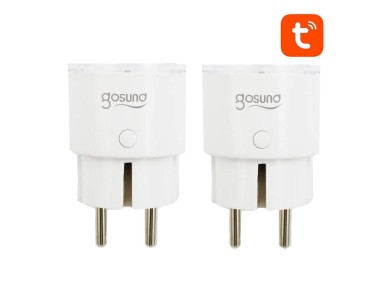 Enchufe inteligente WiFi Gosund SP111 3680W 16A, Tuya (paquete de 2)