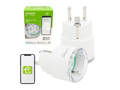 Enchufe inteligente WiFi Gosund SP111 3680W 16A, Tuya (paquete de 2)